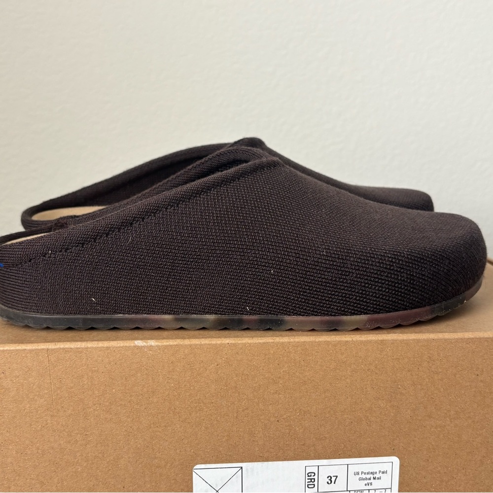 Rothy’s chestnut clogs